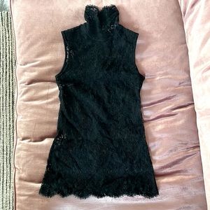 Dolce & Gabbana vintage lace high neck top